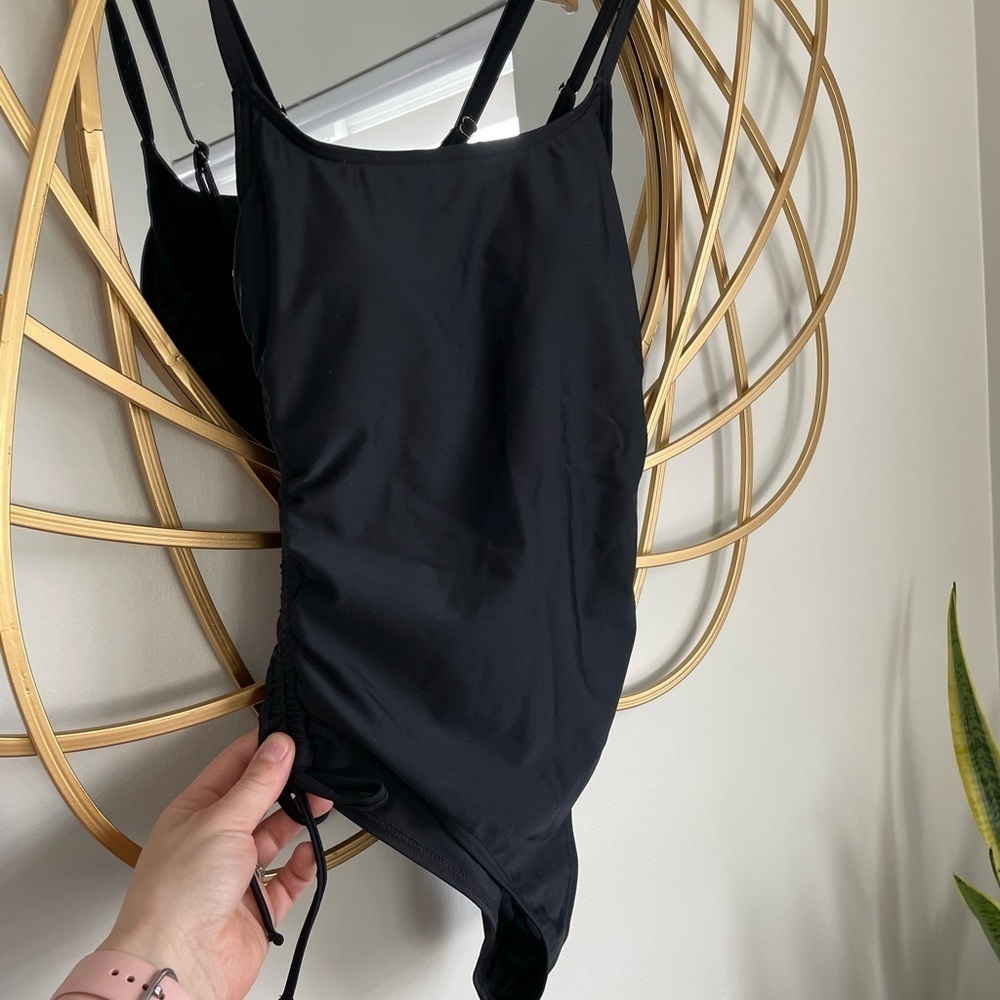Black one pieces swim suit size Medium